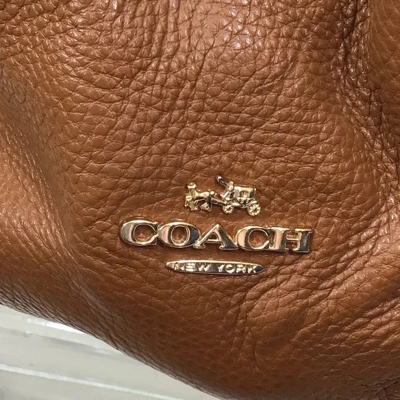 Coach Madison Phoebe cognac shoulder bag